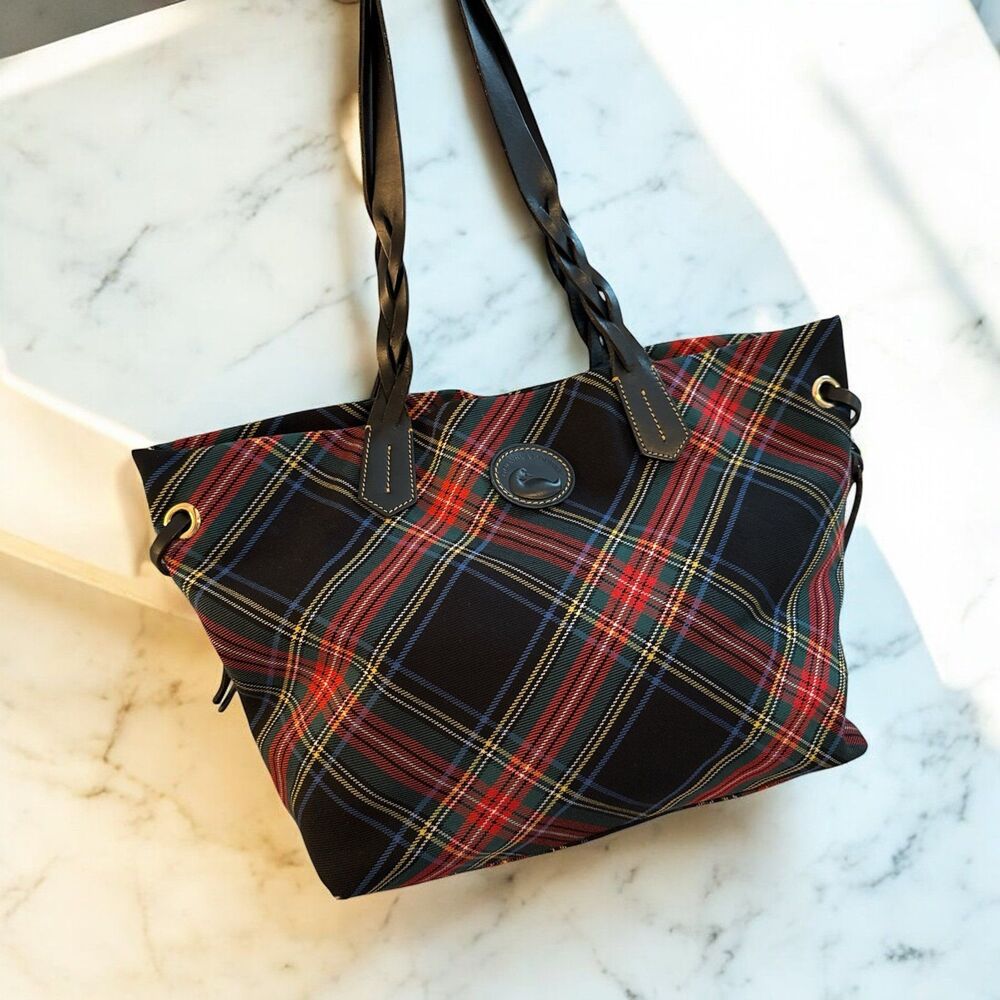 Dooney & Bourke Tartan Shopper Tote